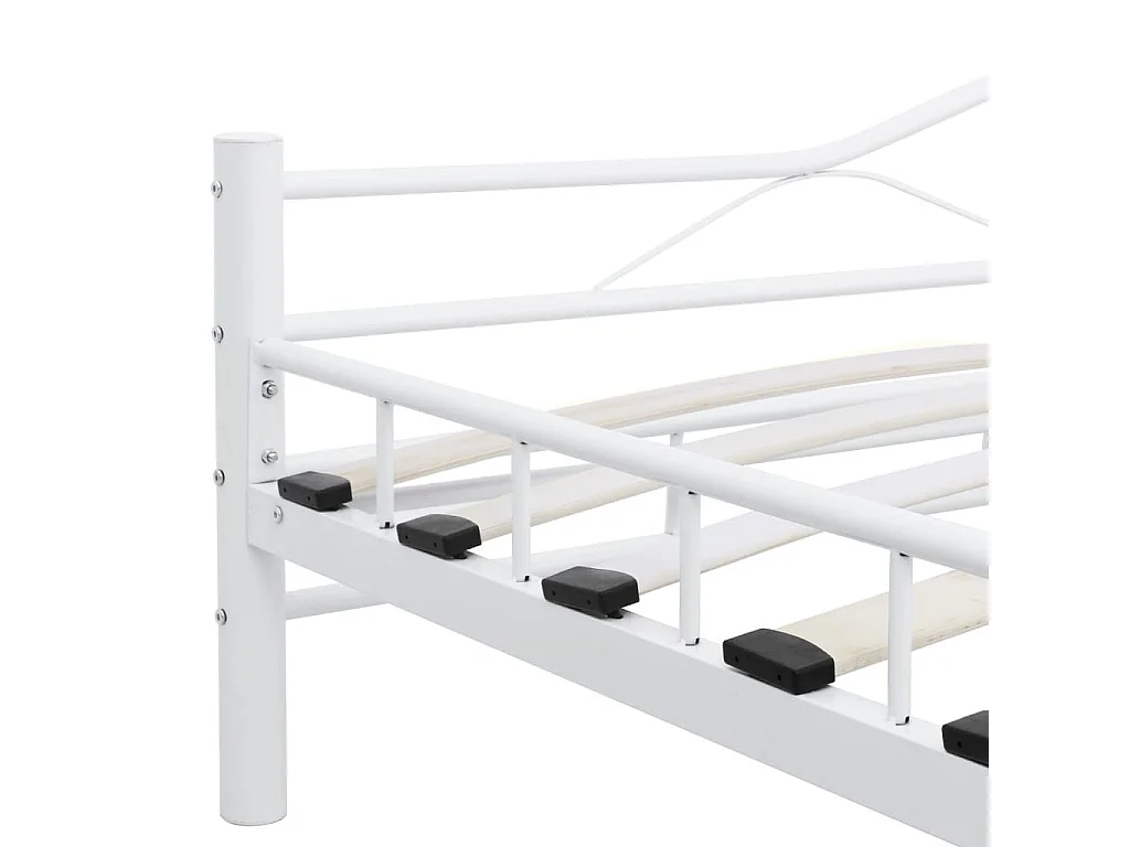 Lit Blanc Métal 160x200 karol