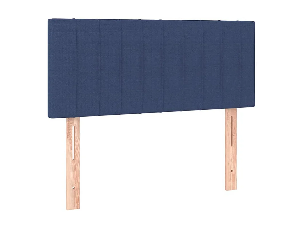 Sommier à lattes de lit avec matelas Bleu 80x200 Tissu