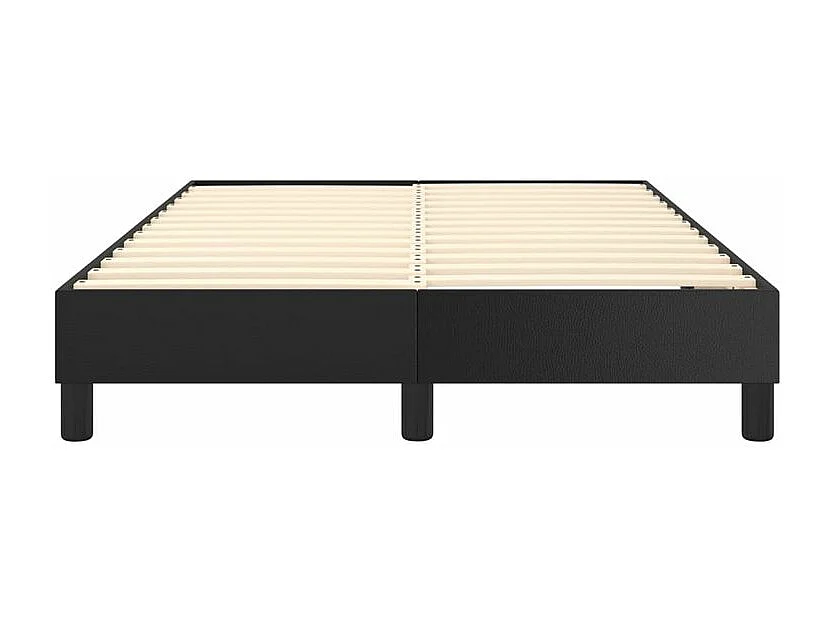 Cadre de lit Noir 120x200 Similicuir