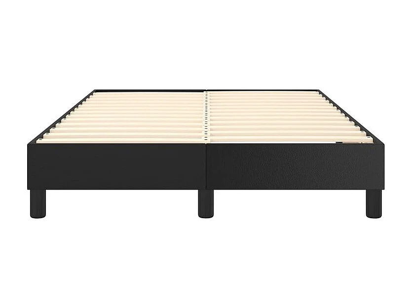 Cadre de lit Noir 120x200 Similicuir