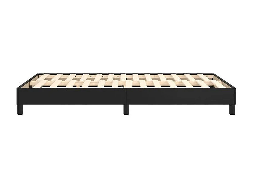 Cadre de lit Noir 120x200 Similicuir