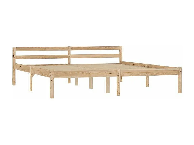 Lit adulte pin massif clair Dorma 160x200