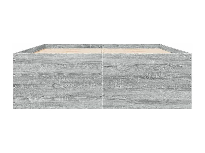 Cadre de lit sonoma gris 120x200 bois d'ingénierie
