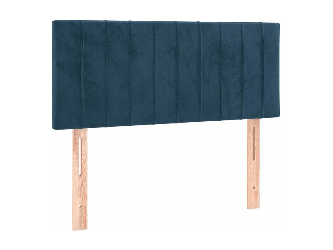 Sommier à lattes de lit avec matelas Bleu foncé 90x200