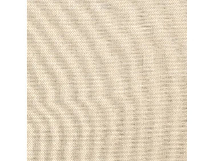 Sommier à lattes de lit avec matelas Crème 160x200 Tissu