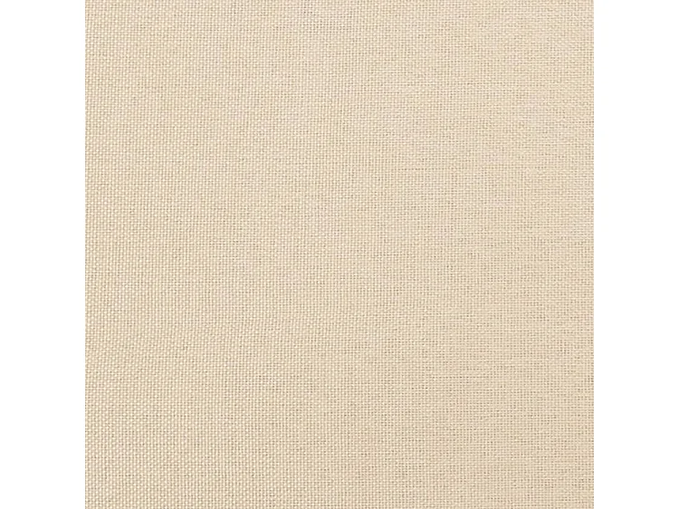 Sommier à lattes de lit avec matelas Crème 90x200 Tissu