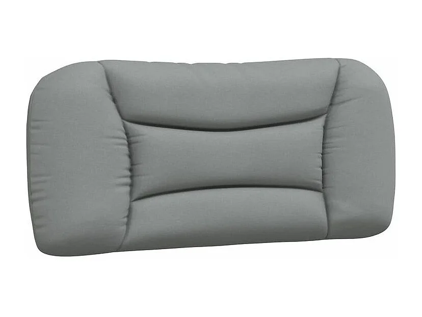 Lit avec matelas gris clair 80x200 tissu