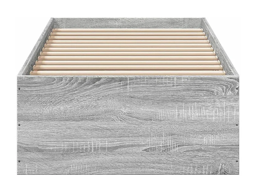 Cadre de lit sonoma gris 100x200 bois d'ingénierie