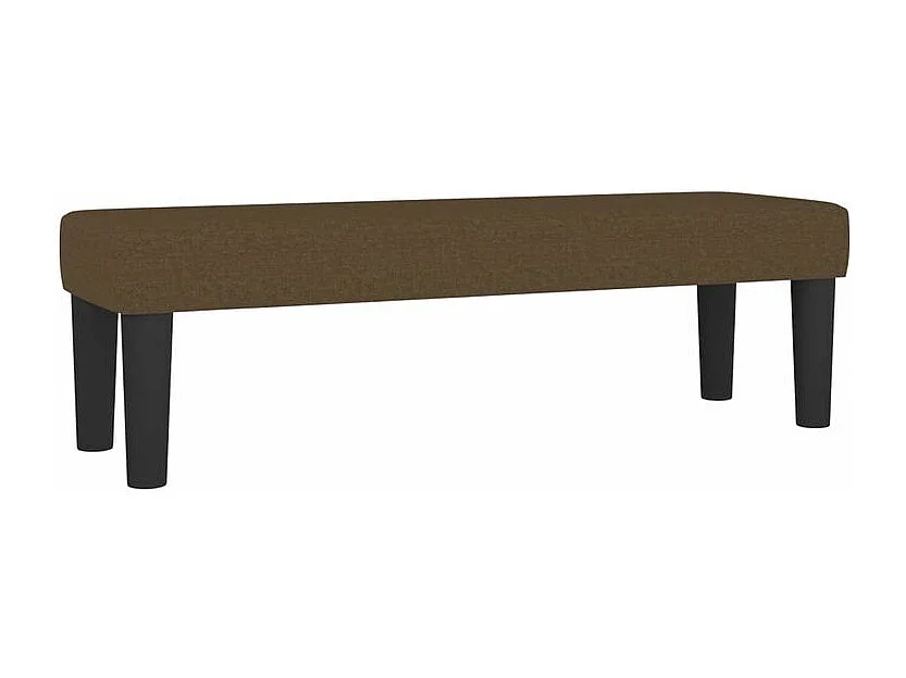 Sommier à lattes de lit avec matelas Marron foncé 180x200