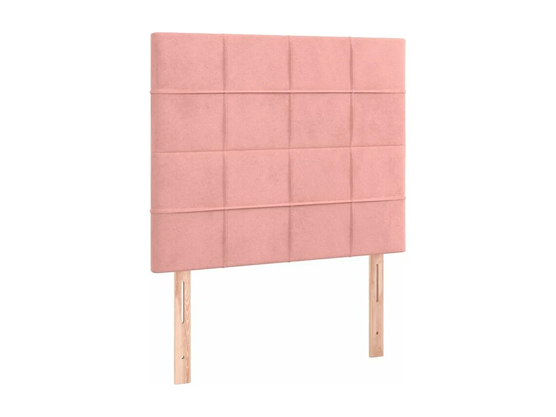 Sommier à lattes de lit et matelas Rose 80x200 Velours