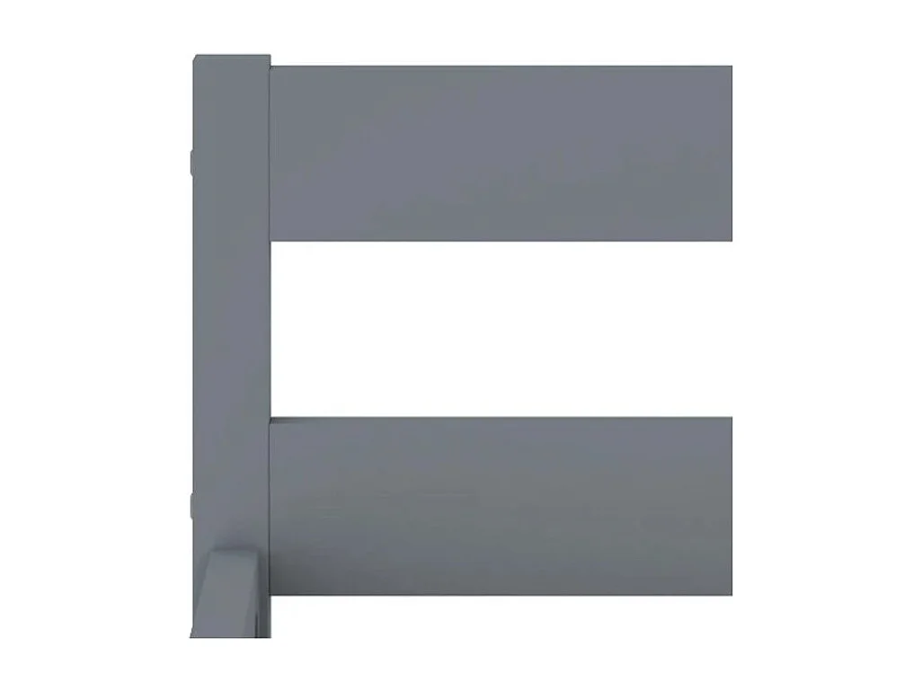 Lit adulte pin massif gris Dorma 160x200