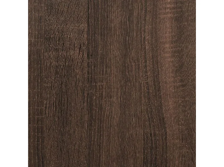 Cadre de lit chêne marron 120x190 bois d'ingénierie et métal