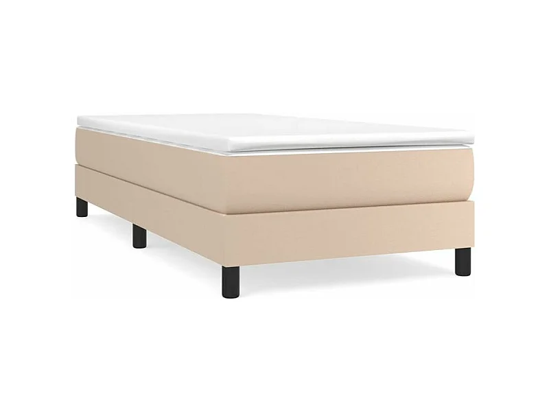 Cadre de lit Cappuccino 90x190 Similicuir