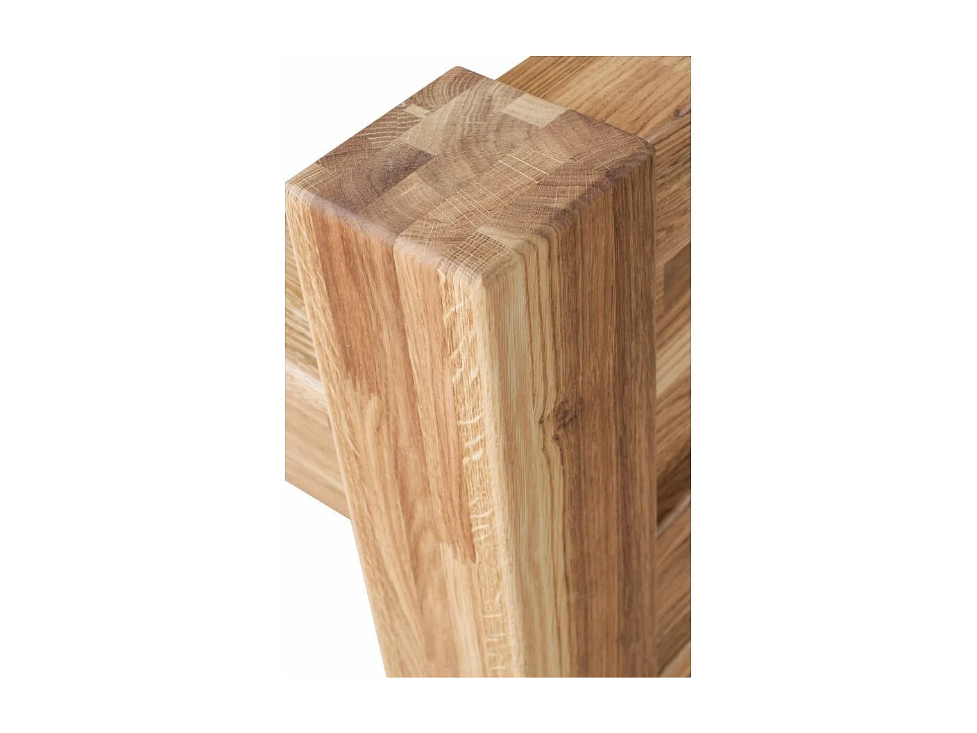 Lit en chêne massif naturel Valoria-160x200