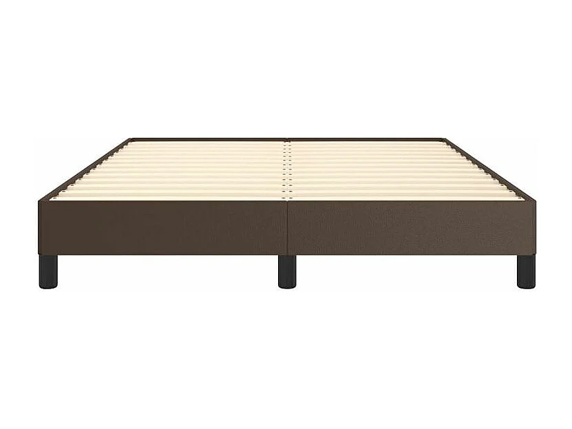 Cadre de lit Marron 140x200 Similicuir