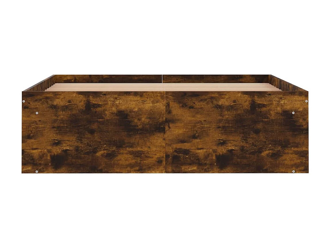 Cadre de lit chêne fumé 120x190 petit double