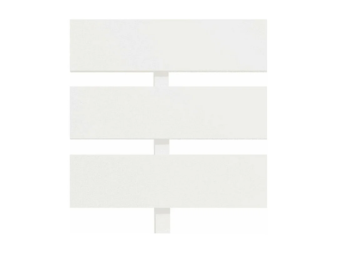 Lit adulte pin massif blanc Cozy 180x200