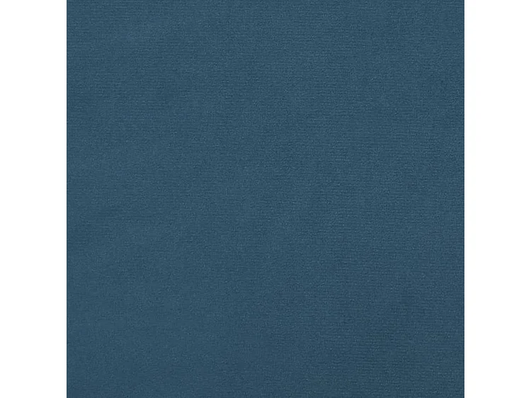 Sommier à lattes de lit et matelas Bleu foncé 80x200 Velours