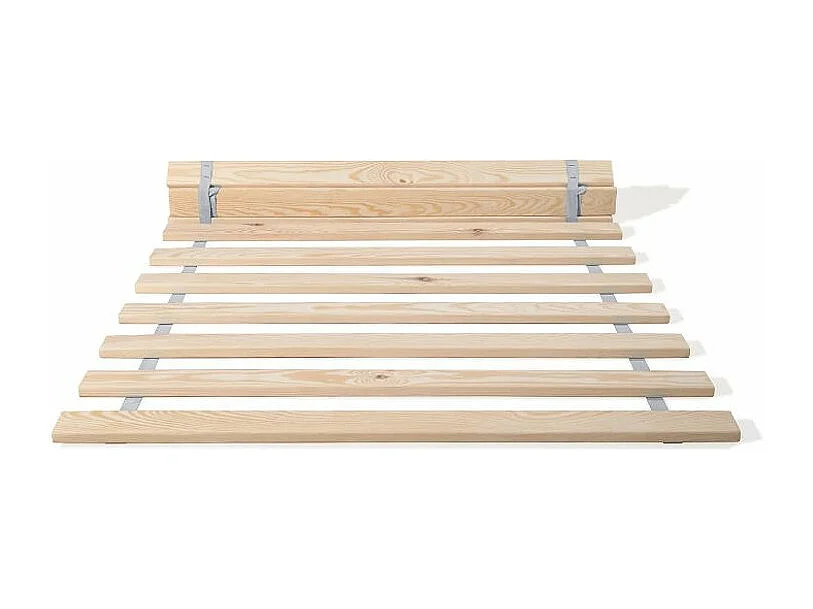 Lit en chêne massif avec tête de lit et 2 tables de chevet Manola-140x200