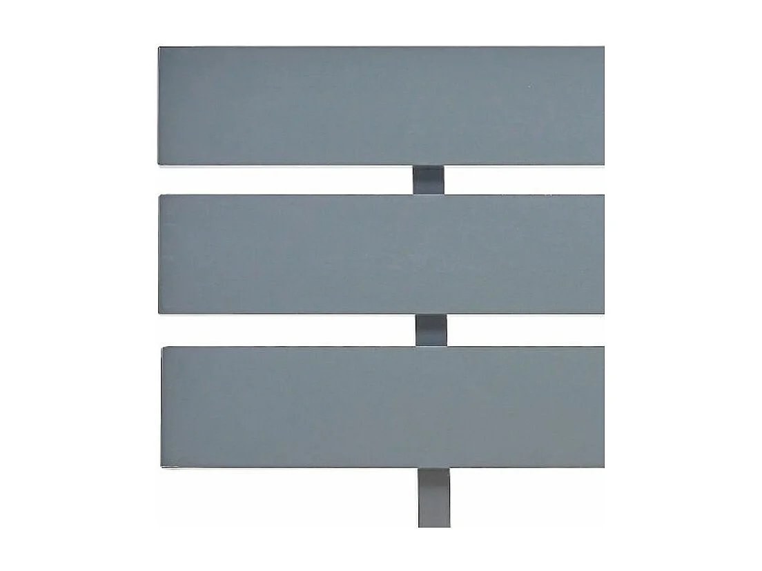 Lit adulte pin massif gris Cozy 90x200