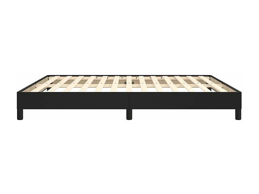 Cadre de lit Noir 160x200 Similicuir