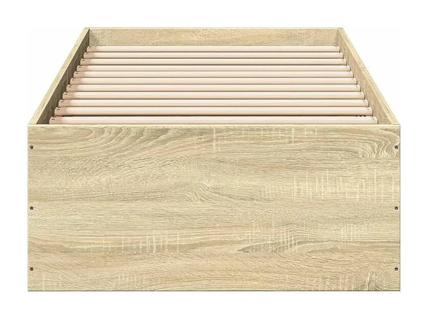 Cadre de lit chêne sonoma 90x200 bois d'ingénierie