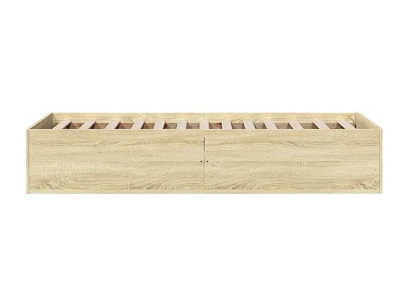 Cadre de lit chêne sonoma 90x200 bois d'ingénierie
