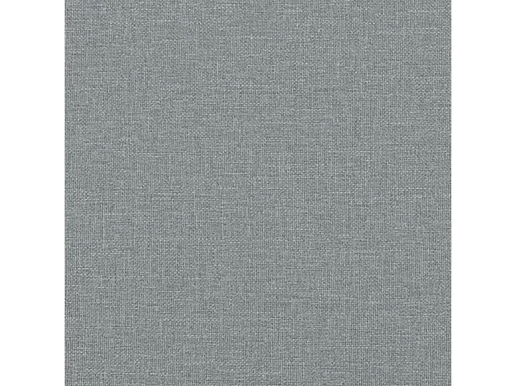 Lit avec matelas gris clair 90x190 tissu