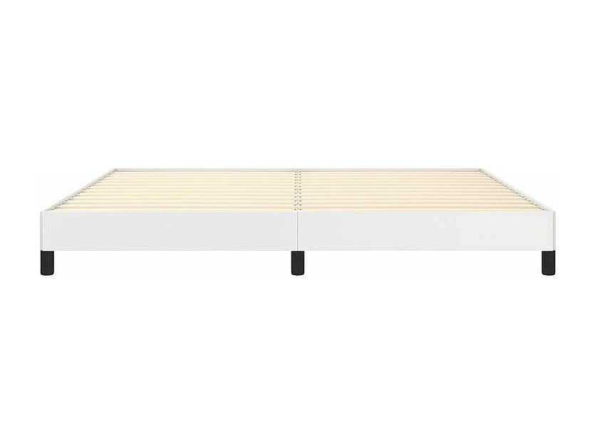 Cadre de lit Blanc 200x200 Similicuir