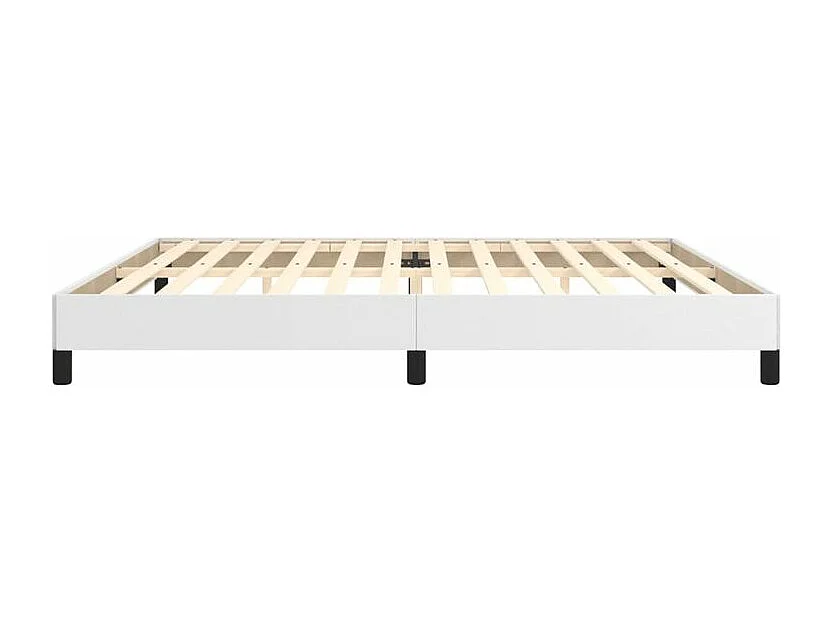 Cadre de lit Blanc 200x200 Similicuir