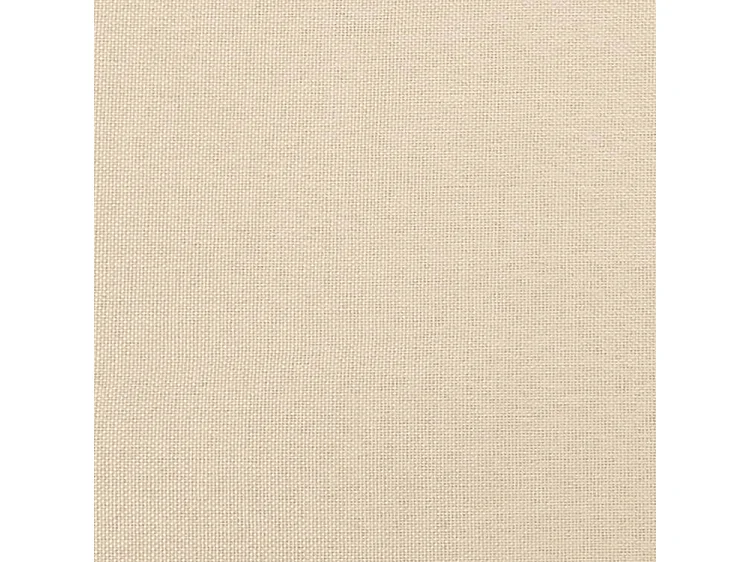 Sommier à lattes de lit avec matelas Crème 100x200 Tissu