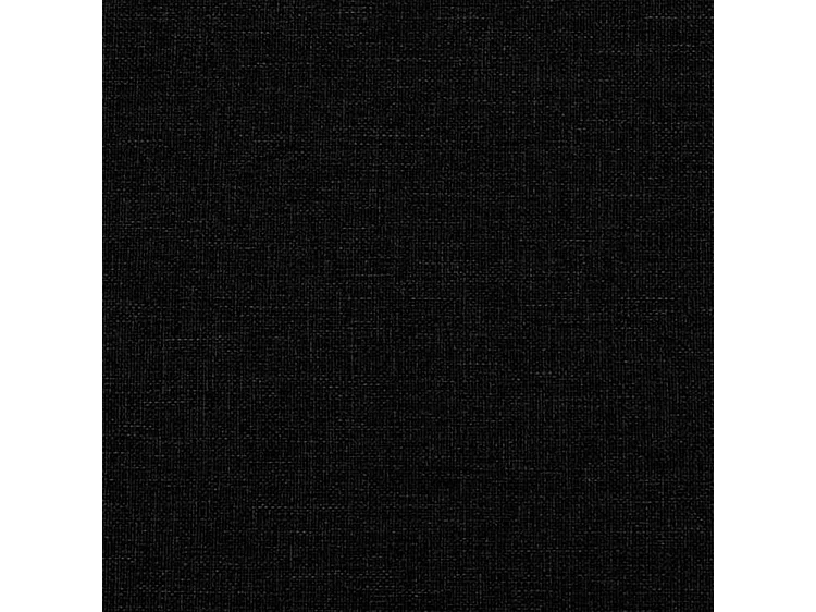 Lit avec matelas noir 100x200 tissu