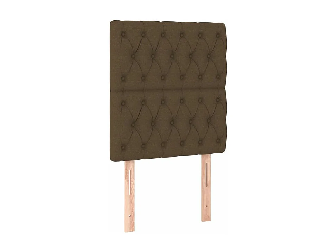 Sommier à lattes de lit avec matelas Marron foncé 80x200