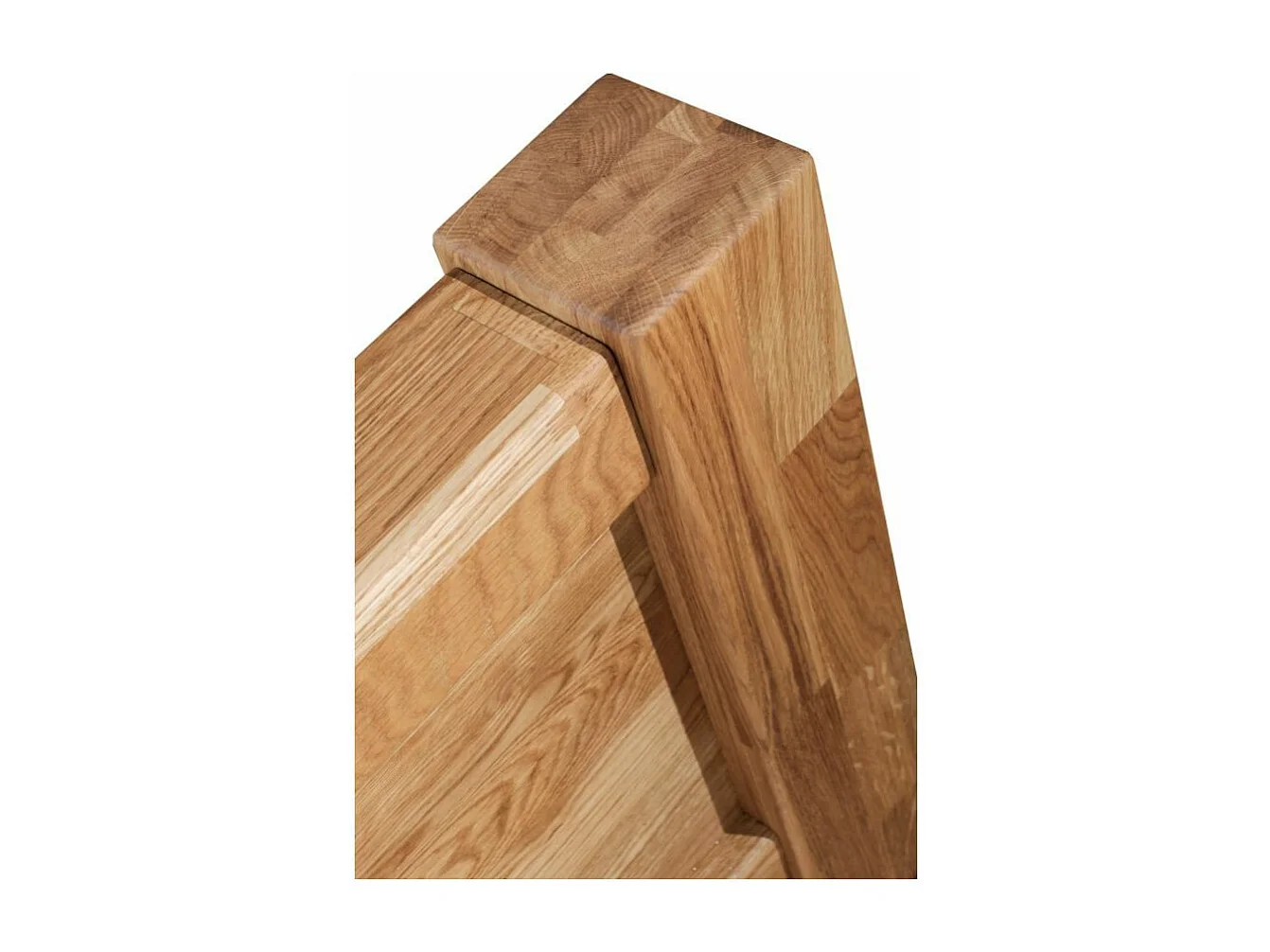 Lit en chêne massif naturel Valoria-180x200