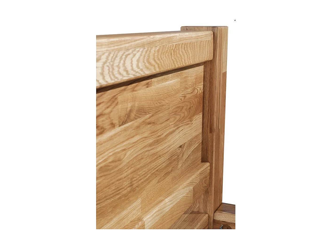 Lit en chêne massif naturel Valoria-180x200