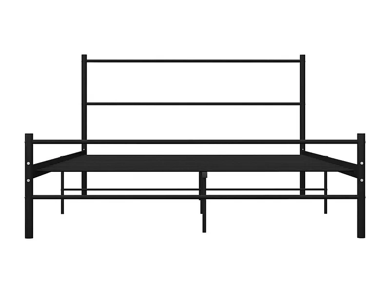 Lit Noir Métal 120x200 8