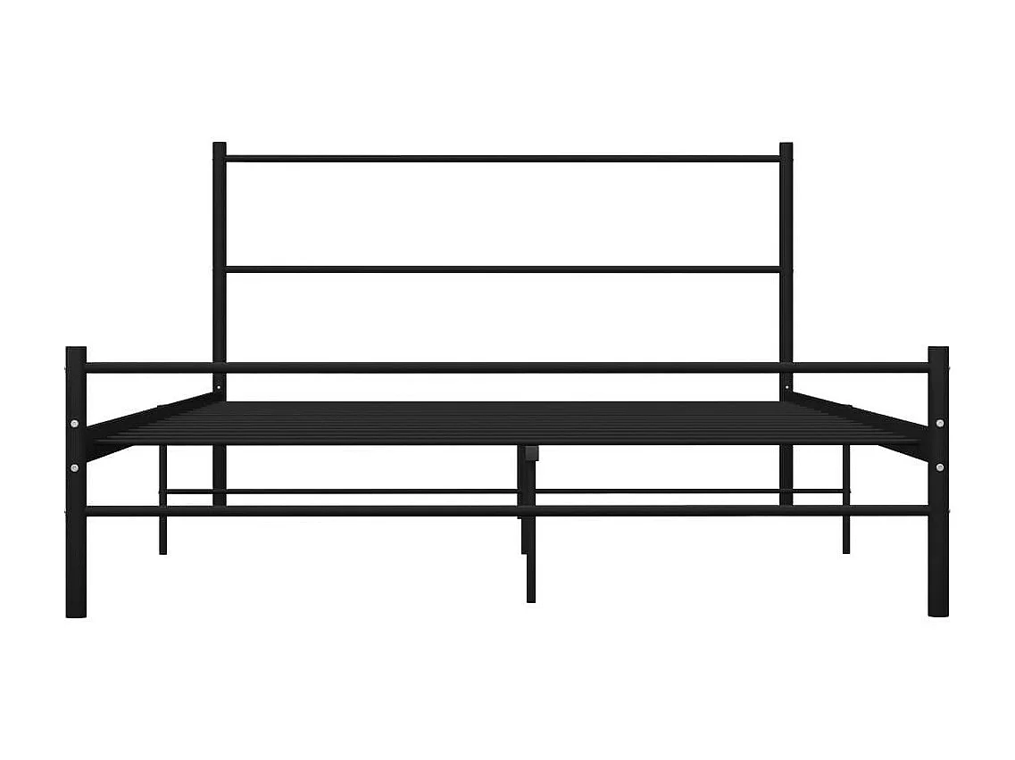 Lit Noir Métal 120x200 8