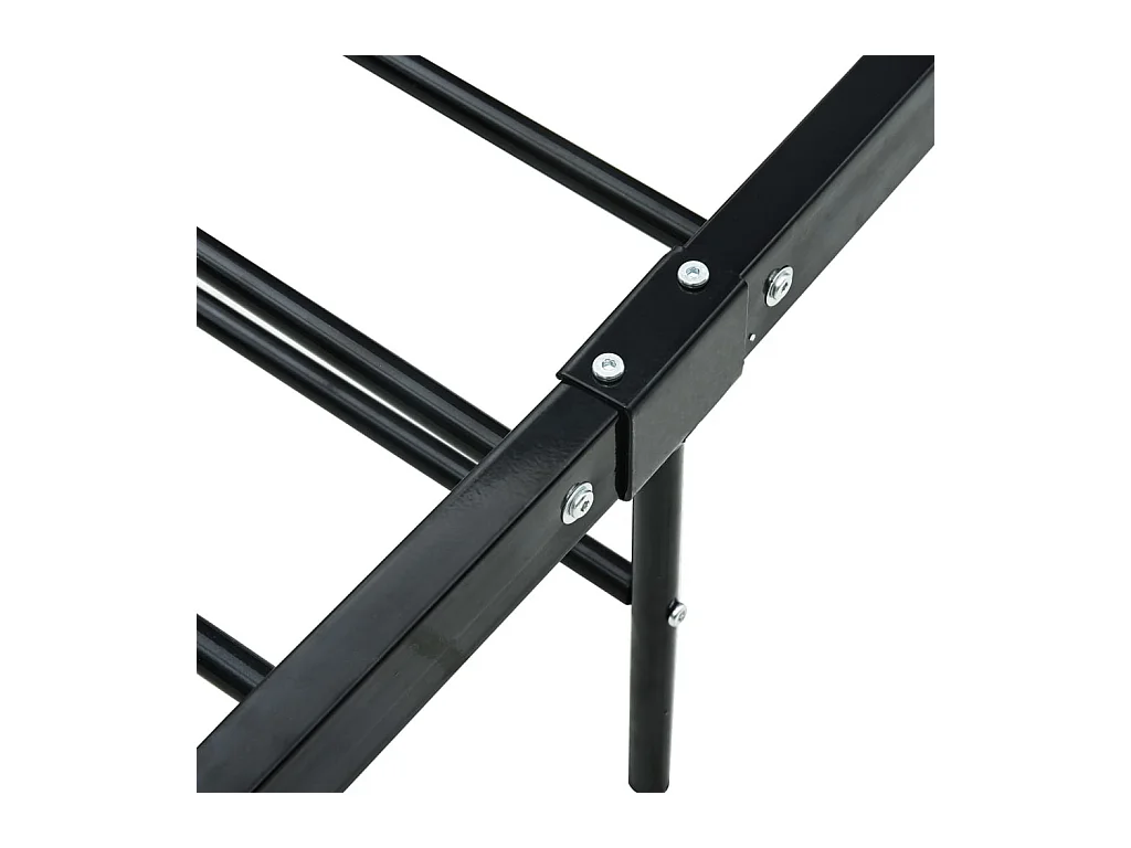 Lit Noir Métal 120x200 8