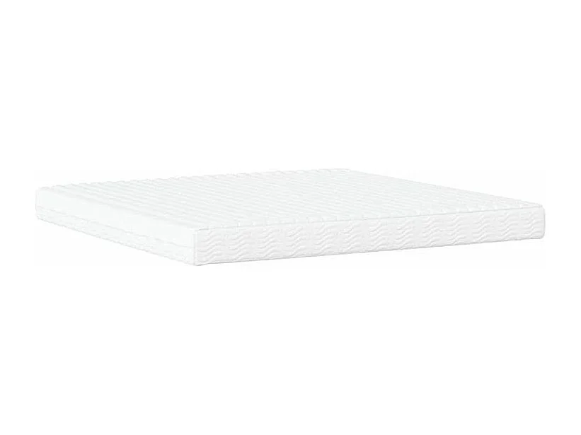 Lit avec matelas crème 200x200 tissu