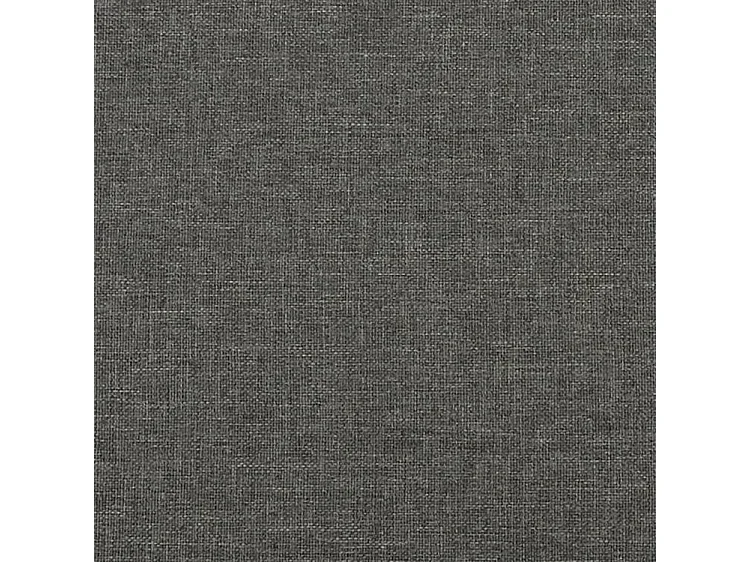 Sommier à lattes de lit avec matelas Gris foncé 140x200 Tissu
