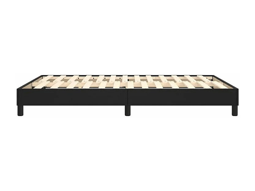 Cadre de lit Noir 140x190 Similicuir