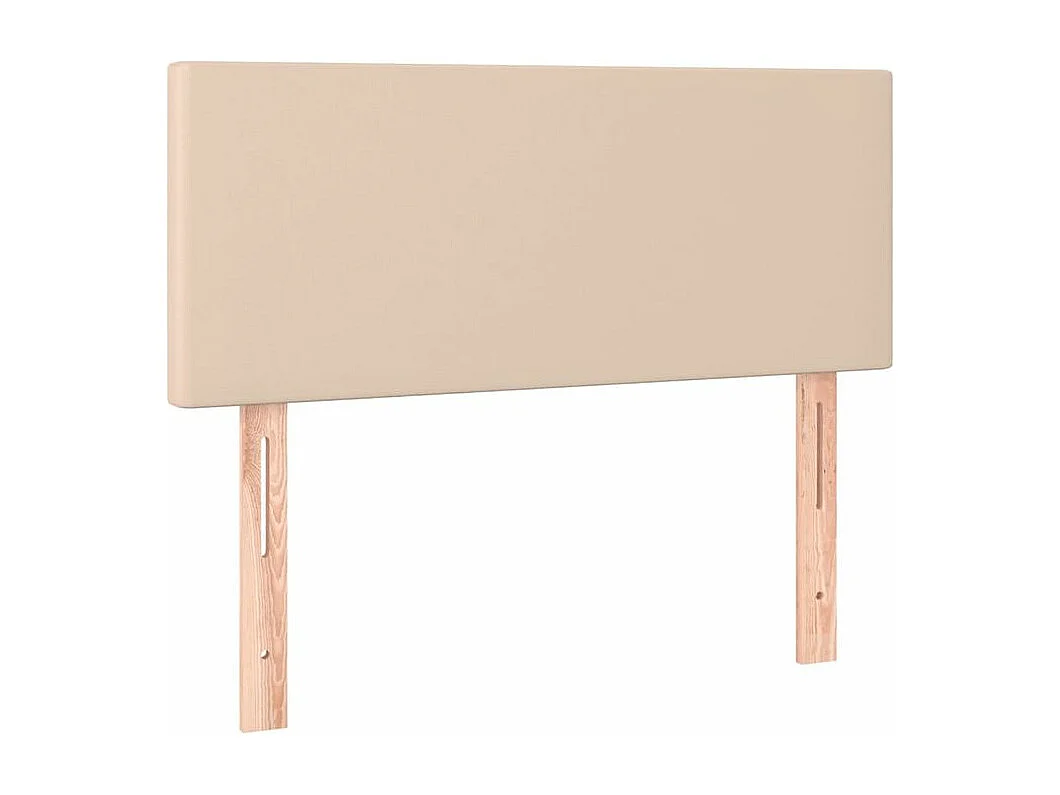 Sommier à lattes de lit avec matelas Cappuccino 90x200