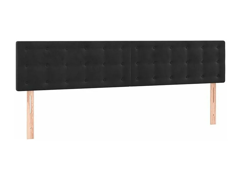 Sommier à lattes de lit avec matelas et LED Noir 200x200
