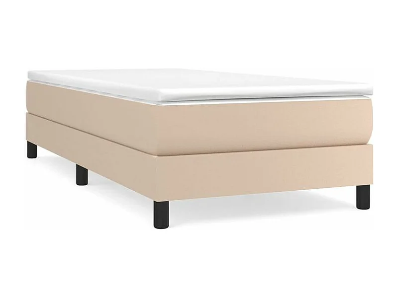 Sommier à lattes de lit avec matelas Cappuccino 80x200
