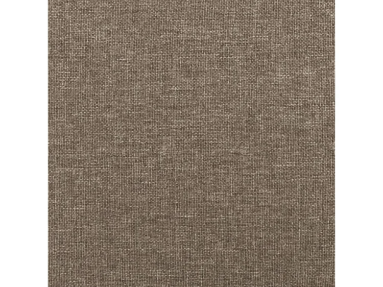 Sommier à lattes de lit avec matelas Taupe 90x200 Tissu