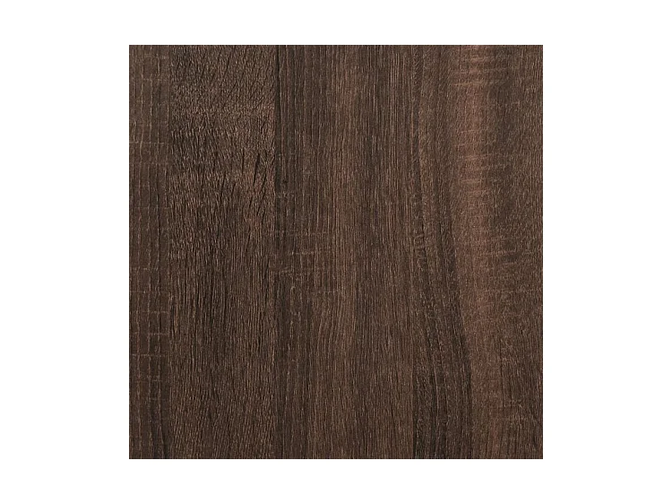 Cadre de lit et tiroir chêne marron 100x200 bois ingénierie