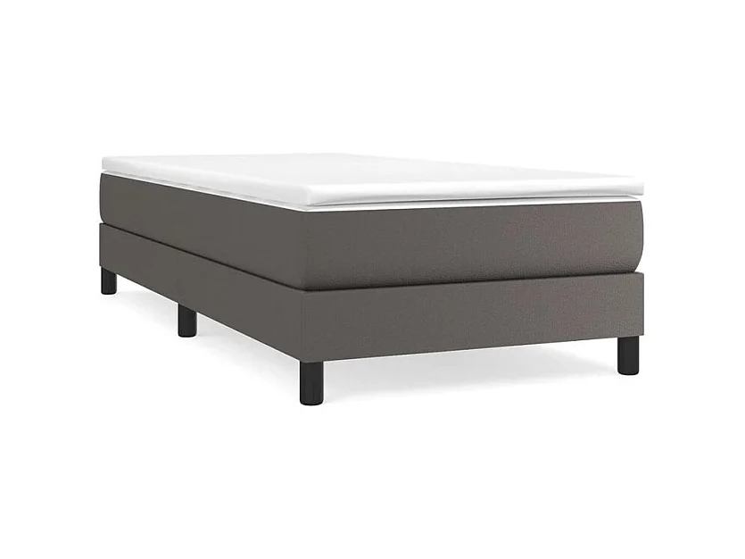 Cadre de lit Gris 80x200 Similicuir