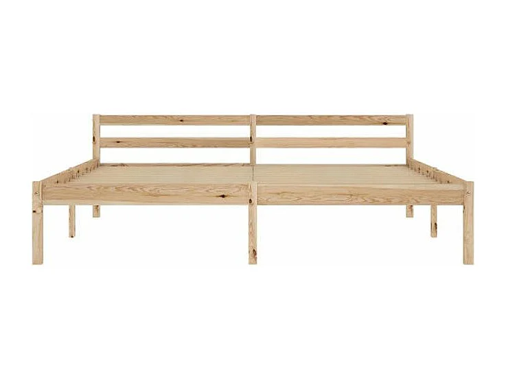 Lit adulte pin massif clair Dorma 180x200