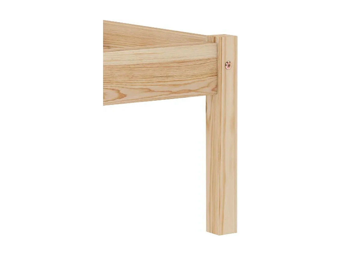 Lit adulte pin massif clair Dorma 180x200