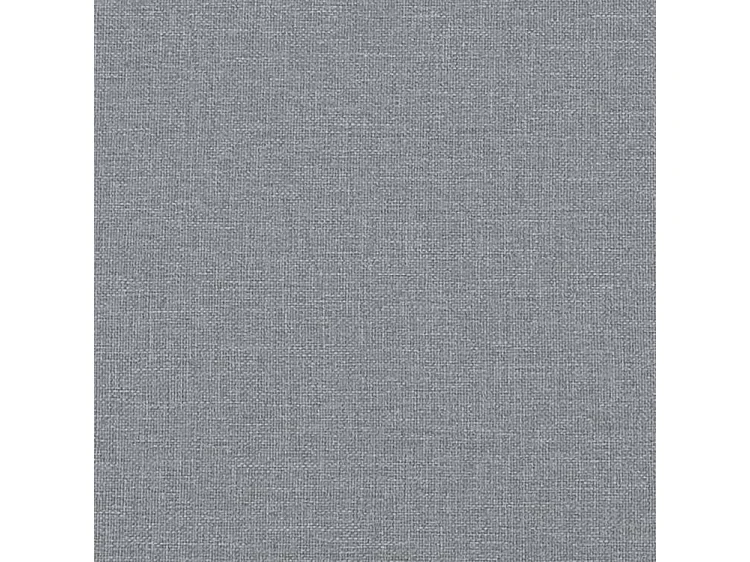 Lit avec matelas gris clair 90x200 tissu